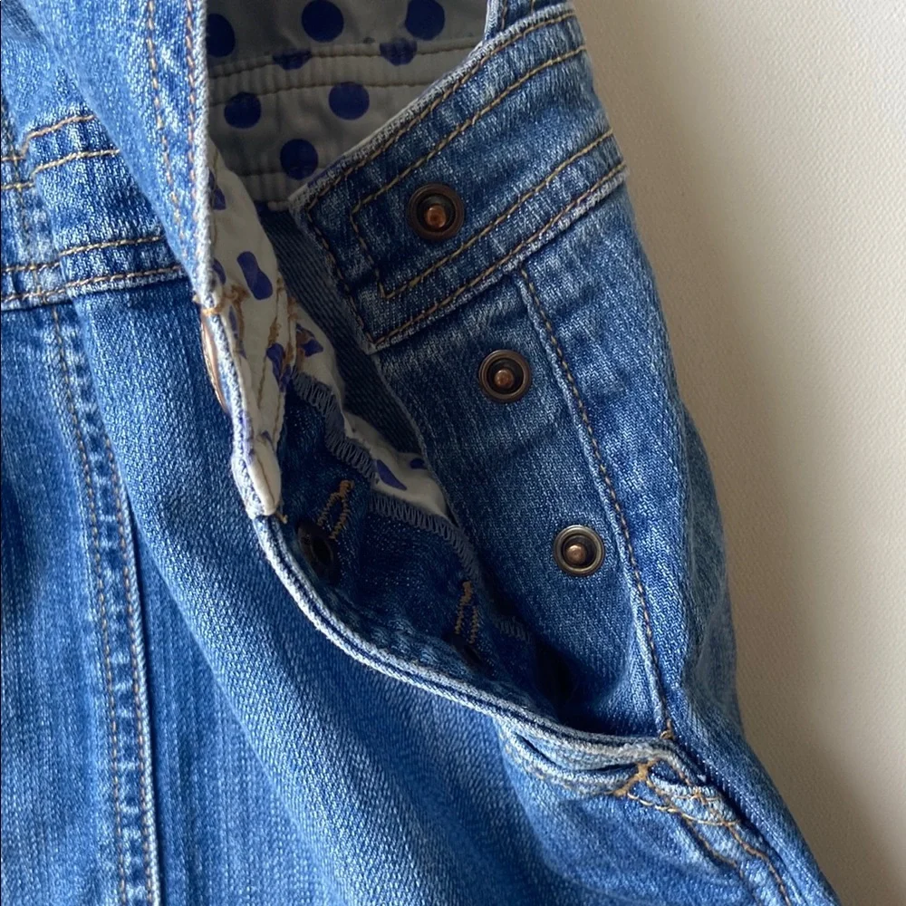 Mini Boden Denim Overall Dress w/ 💙 Pockets